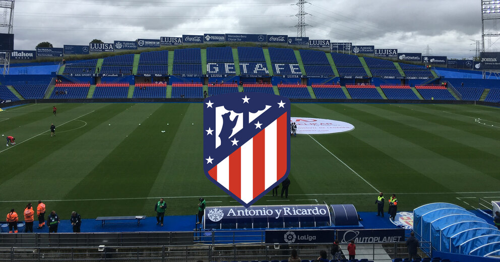 Atlético de Madrid en Coliseum Alfonso Pérez | Foto: Propia