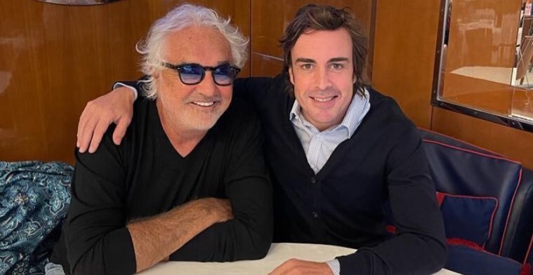 Alonso y Briatore - Twitter